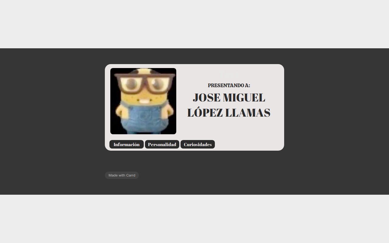 Carrd profile picture for @josemiguel